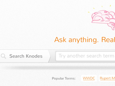 Knodes Search Bar brain floating freshthrills search search bar shadow