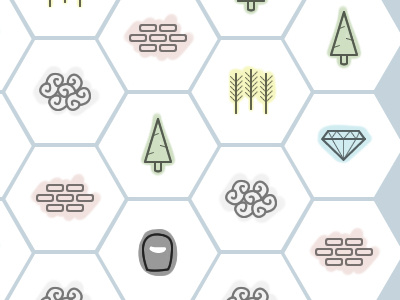 Prototyping Tile Icons brick crystal diamond hexagon hexagons icons jewl sheep tiles tree wheat wool