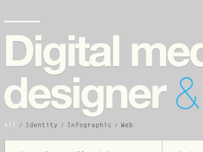 New website up personal portfolio web design