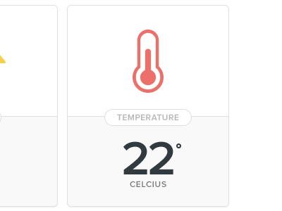 Dashboard dashboard grey icon temperature ui web white