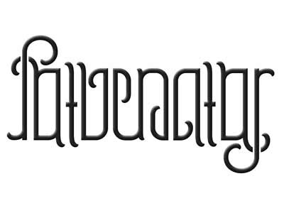 Ambigram ambigram digital illustrative lettering typography