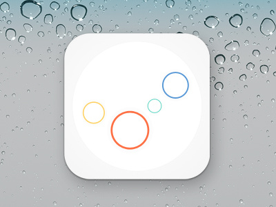 Nothing-todo app icon app circle color icon ios iphone todo ui white