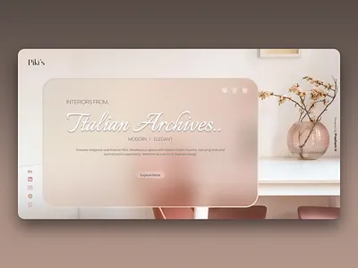 Interior Furniture's E-commerce landing page branding design designer figma furnitures graphic design illustration interior logo minimalist design ui vector