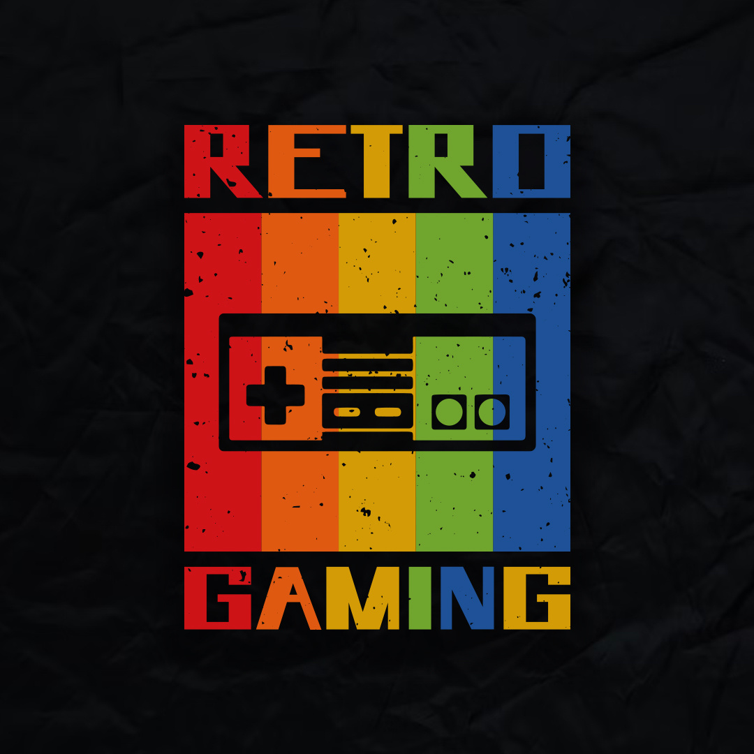 Retro Gaming T-shirt Design colorful t shirt game gaming gaming shirt gaming t shirt gaming t shirt design graphic design graphic t shirt retro retro gaming retro gaming t shirt retro t shirt retro t shirt design shirt design t shirt t shirt design t shirt logo
