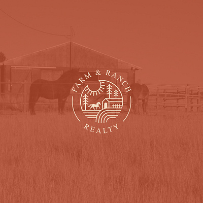 Farm and Ranch Realty: Minimal Line Art Logo Design brand identity branding creative design design logo graphic design icon illustration line lineart logo logo design logo inspiration logo maker logo mark logos logotype minimal minimalist unique