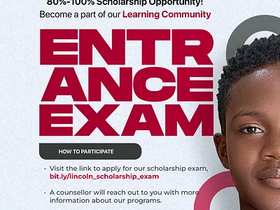 Entrance Exam Poster Design adobe photoshop branding graphic design poster design