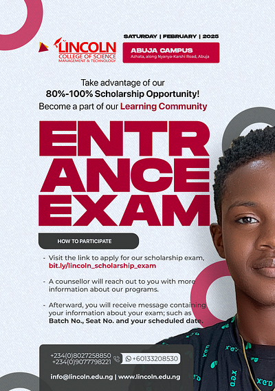 Entrance Exam Poster Design adobe photoshop branding graphic design poster design