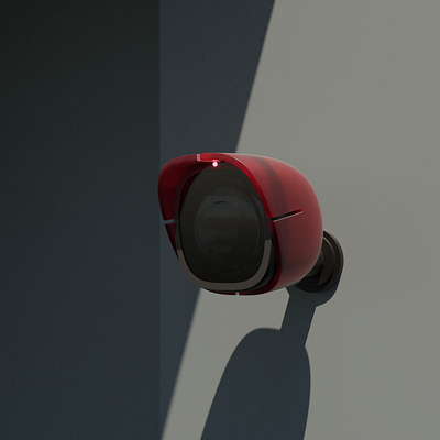 Surveillance Camera 3D Render 3d 3d modelling 3d render animation camera product model surveillance camera model