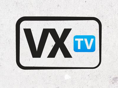 VXELtv blur collection concrete gradient illustrator inspiration logo multimedia photoshop tv vxel