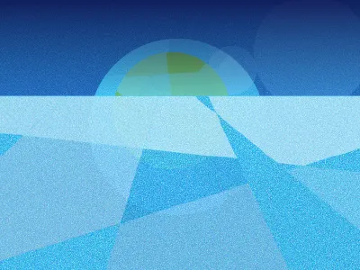 Oceanside horizon sunset water