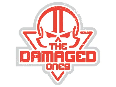 The Damaged One Logo logo sports