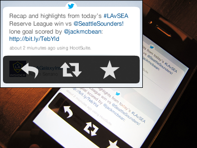 Twitter intents - small screen feed intents mobile sharing social twitter