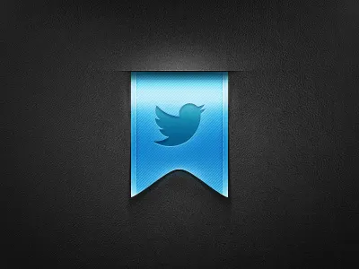 Twitter rebound. awesome badge banner bird blue design lable ribbon social tjaydesign tweet twitter