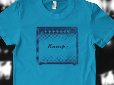 Kneadle Amp amp ampersand band blue kneadle shirt