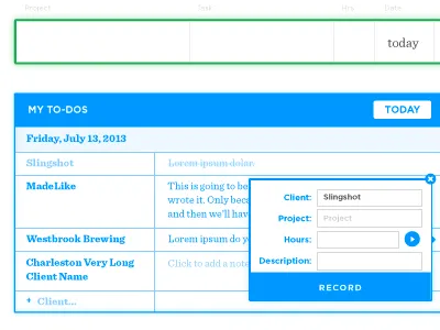 It's alive! Goes to Work ui