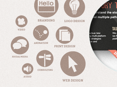 The Smack Pack icons animation audio branding bubbles circles cursor icons logo print social media video web design