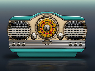 Radio Gaga radio retro ui