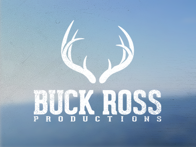 Buck Ross Productions antlers brand deer identity logo productions web