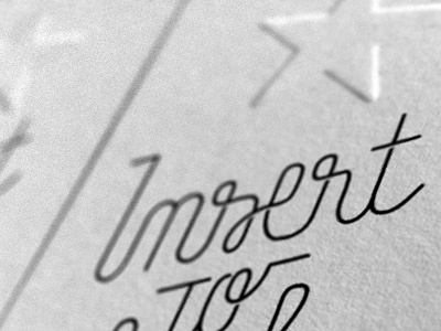 Insert... lettering offscreen