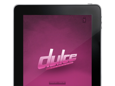 dulcevintage ipad home screen pink typography