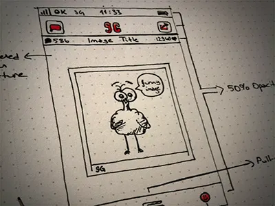 Good Morning! dot good grid ios iphone morning notebook ui ux