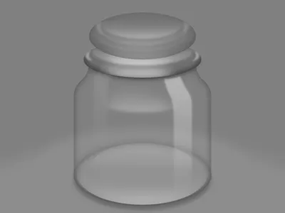 Glass Jar Empty glass icon jar photoshop