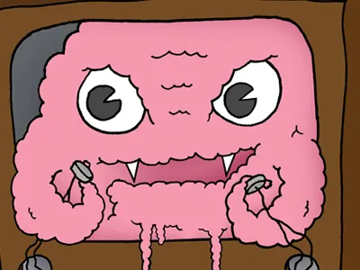 Krang TV - Stick Em Up II preview illustration krang stick em up 2 sticker tmnt tv