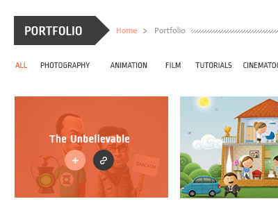 Portfolio Section clean design minimalistic portfolio table theme wordpress