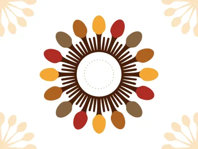 Food + Flower flower logo simplyrecipes spoons