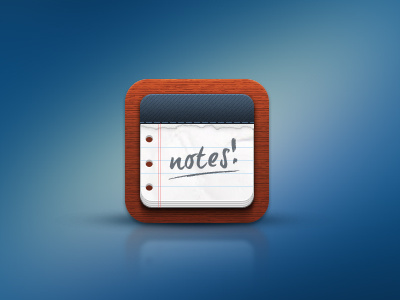 Notes Icon by Marco Moreno on Dribbble
