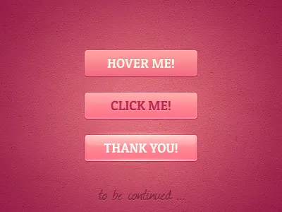 Glossy Button button glossy orange pink red ui