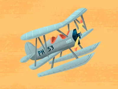 Seaplane aircraft airplane seaplane