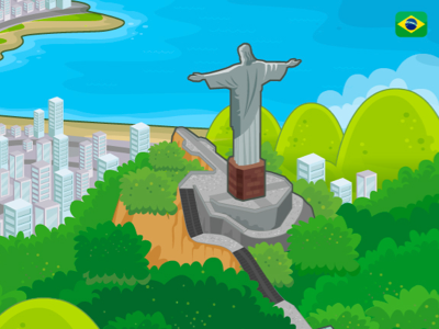 Cristo Redentor brasil brazil caceres cristo diego diegokcres illustration ilustración redentor