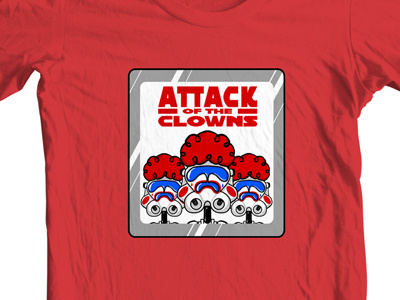 Clowns Tee attack of the clowns episode 2 film star wars tee