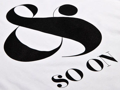 NATRI - and so on - white t-shirt ampersand apparel black brand color design fashion graphic men minimal pantone printed shirts shirt shirt label silk screen t shirt tee type typo typography unisex white women