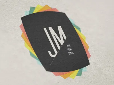 JM Logo Mockup brand j logo m