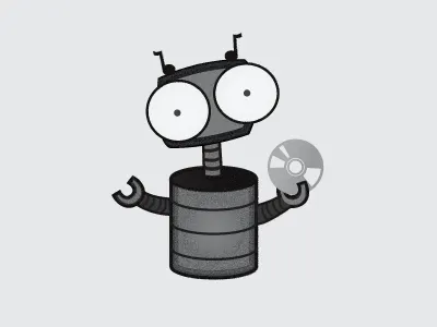 Robot cd music robot texture