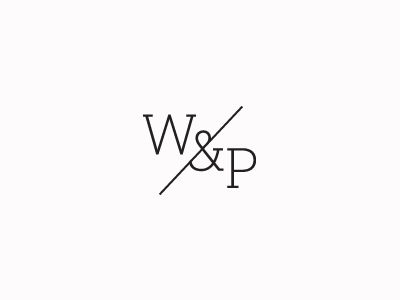 Weddings & Parties identity logo typography wedding