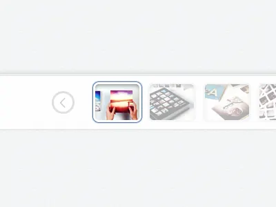 Slider Thumbnails arrow clean slider thumbnails