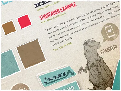 Style Tile illustration photoshop ps style tile