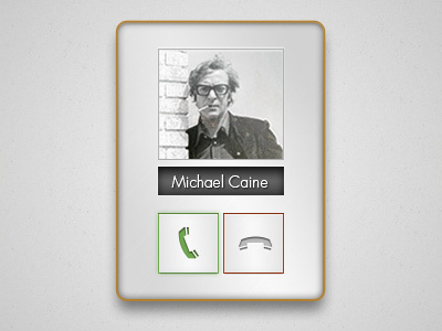 Incomingcallcainerams analogue call phone retro ui