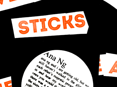 Ana Ng Poster--Version Two! cut cutout handmade intro intro inline layers poster screenprint vintage