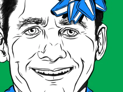 Paul Ryan Present editorial freelance illustration op ed