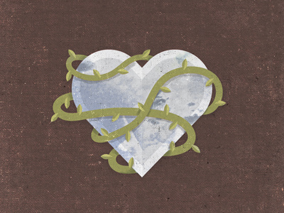 Vine, whatever. heart illustration sky texture vine