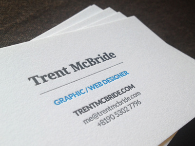 Letterpress business cards black blue business card cotton letterpress name paper snow stock uncoated white