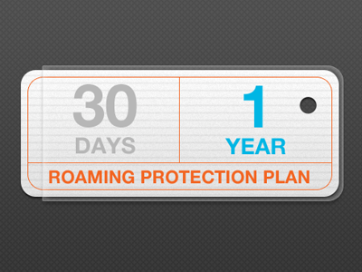 Plan Indicator - 1 Year iphone mobile plan ui