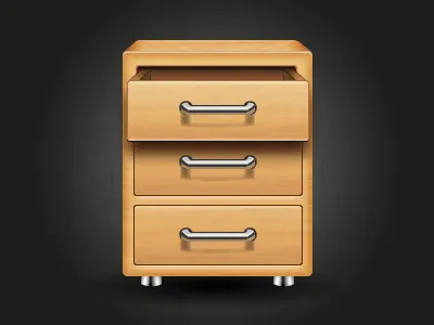 Vector Drawer handle illustrator options vector