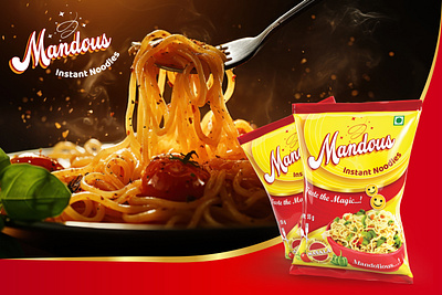 Mandous Poster brand mandous noodles poster