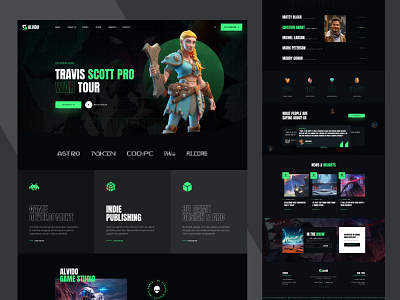 Alvido Indie/Esports Startup Agency Website agency alvido branding esports faq figma website footer gaming header indie landing page landingpage service startup testimonials ui design ux design