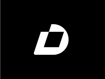 D letter logo design